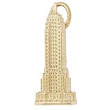 10k Gold Empire State Building Charm by Rembrandt Charms