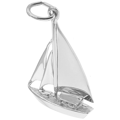 Rembrandt Charms Sailboat Charm with Lobster Clasp Rembrandt Charms Sailboat Charm with Lobster Clasp