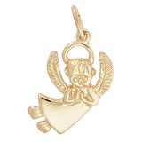 Rembrandt Angel Charm, 10K Yellow Gold