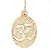 14K Gold Yoga Symbol Charm by Rembrandt Charms
