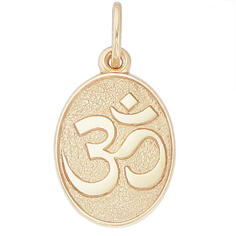 14K Gold Yoga Symbol Charm by Rembrandt Charms 14K Gold Yoga Symbol Charm by Rembrandt Charms