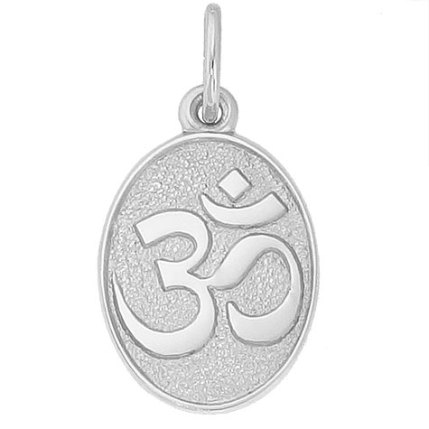 Sterling Silver Yoga Symbol Charm by Rembrandt Charms Sterling Silver Yoga Symbol Charm by Rembrandt Charms