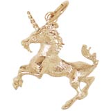 10k Gold Unicorn Charm by Rembrandt Charms