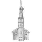 Sterling Silver St John's Church Charm by Rembrandt Charms