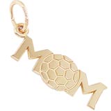 Gold Plate Soccer Mom Charm by Rembrandt Charms