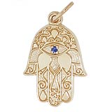 10K Gold Hamsa Charm by Rembrandt Charms