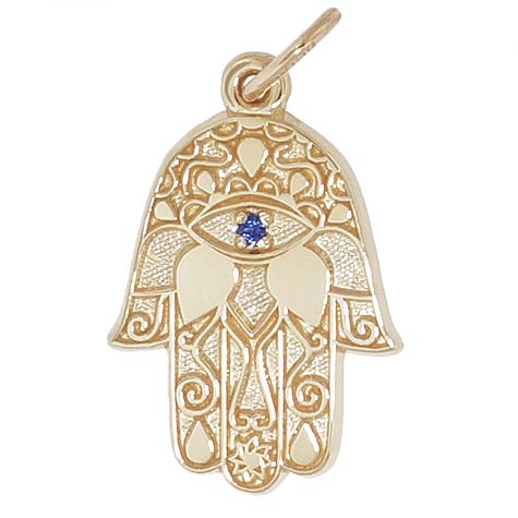 14k gold hamsa