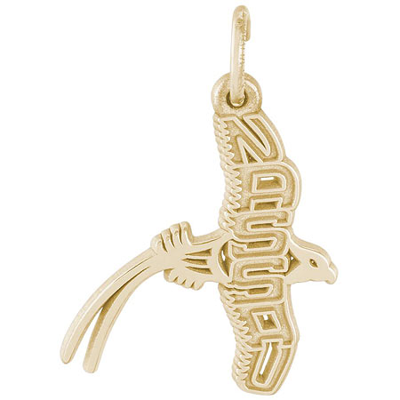 14K Gold Nassau Longtail Charm by Rembrandt Charms