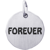 Sterling Silver Forever Charm Tag by Rembrandt Charms