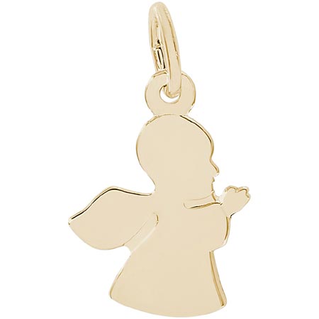 Rembrandt Angel Charm, Gold Plate