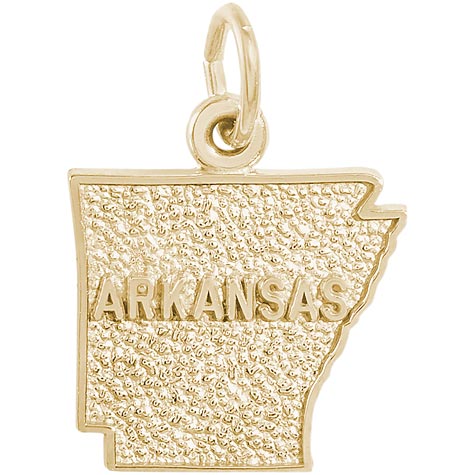 14K Gold Arkansas Charm by Rembrandt Charms