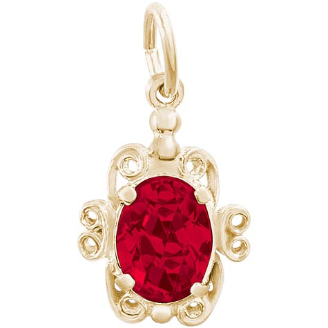 14K Gold 01 January Filigree Charm by Rembrandt Charms 14K Gold 01 January Filigree Charm by Rembrandt Charms