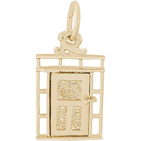 14K Gold Front Door Charm by Rembrandt Charms 14K Gold Front Door Charm by Rembrandt Charms