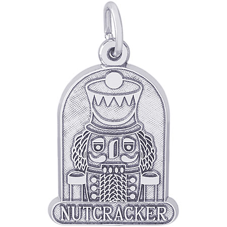 Sterling Silver Nutcracker Charm by Rembrandt Charms Sterling Silver Nutcracker Charm by Rembrandt Charms