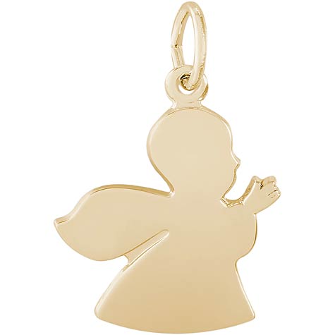 10K Gold Angel Charm by Rembrandt Charms