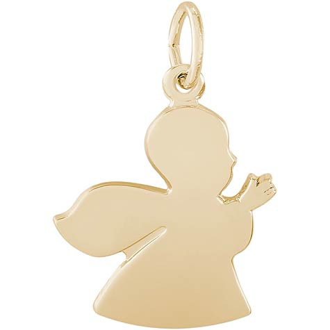 Gold Plated Angel Charm by Rembrandt Charms Gold Plated Angel Charm by Rembrandt Charms