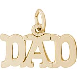 14K Gold Dad Charm by Rembrandt Charms
