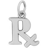 14K White Gold Pharmacy Charm by Rembrandt Charms