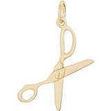Rembrandt Scissors Charm, 14K Yellow Gold