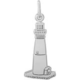Sterling Silver Barnegat, NJ Lighthouse Charm by Rembrandt Charms