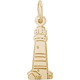 10K Gold Boston Harbor Lighthouse Charm by Rembrandt Charms