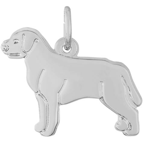 Sterling Silver Labrador Retriever Charm by Rembrandt Charms Sterling Silver Labrador Retriever Charm by Rembrandt Charms