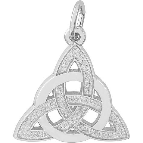 Sterling Silver Celtic Trinity Knot Charm by Rembrandt Charms Sterling Silver Celtic Trinity Knot Charm by Rembrandt Charms