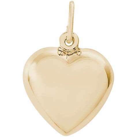 14K Gold Heart Charm by Rembrandt Charms