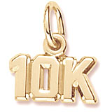 10K Gold 10K Race Accent Charm by Rembrandt Charms