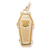 10K Gold Casket Charm by Rembrandt Charms