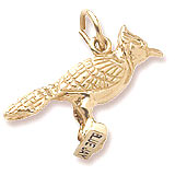 14k Gold Blue Jay Charm by Rembrandt Charms