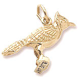 Gold Plated Blue Jay Charm by Rembrandt Charms