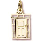 Gold Plated Front Door Charm by Rembrandt Charms