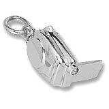 14K White Gold Camcorder Charm by Rembrandt Charms