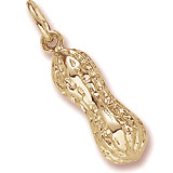 10K Gold Peanut Charm by Rembrandt Charms