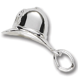 Sterling Silver Bobby Helmet Charm by Rembrandt Charms