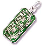 Sterling Silver Craps Table Charm by Rembrandt Charms