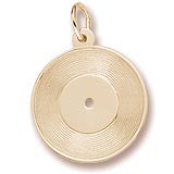 Gold Plated Record Charm by Rembrandt Charms