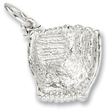 Sterling Silver Baseball Glove Charm by Rembrandt Charms
