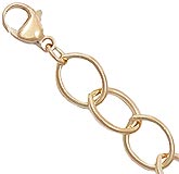 Gold Plate Single Link 7” Charm Bracelet by Rembrandt Charms