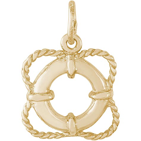 10K Gold Life Preserver Charm by Rembrandt Charms 10K Gold Life Preserver Charm by Rembrandt Charms