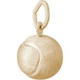 10K Gold Tennis Ball Charm by Rembrandt Charms