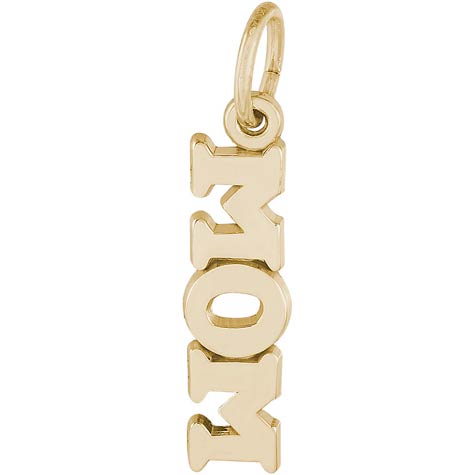 10K Gold Mom Accent Charm by Rembrandt Charms 10K Gold Mom Accent Charm by Rembrandt Charms