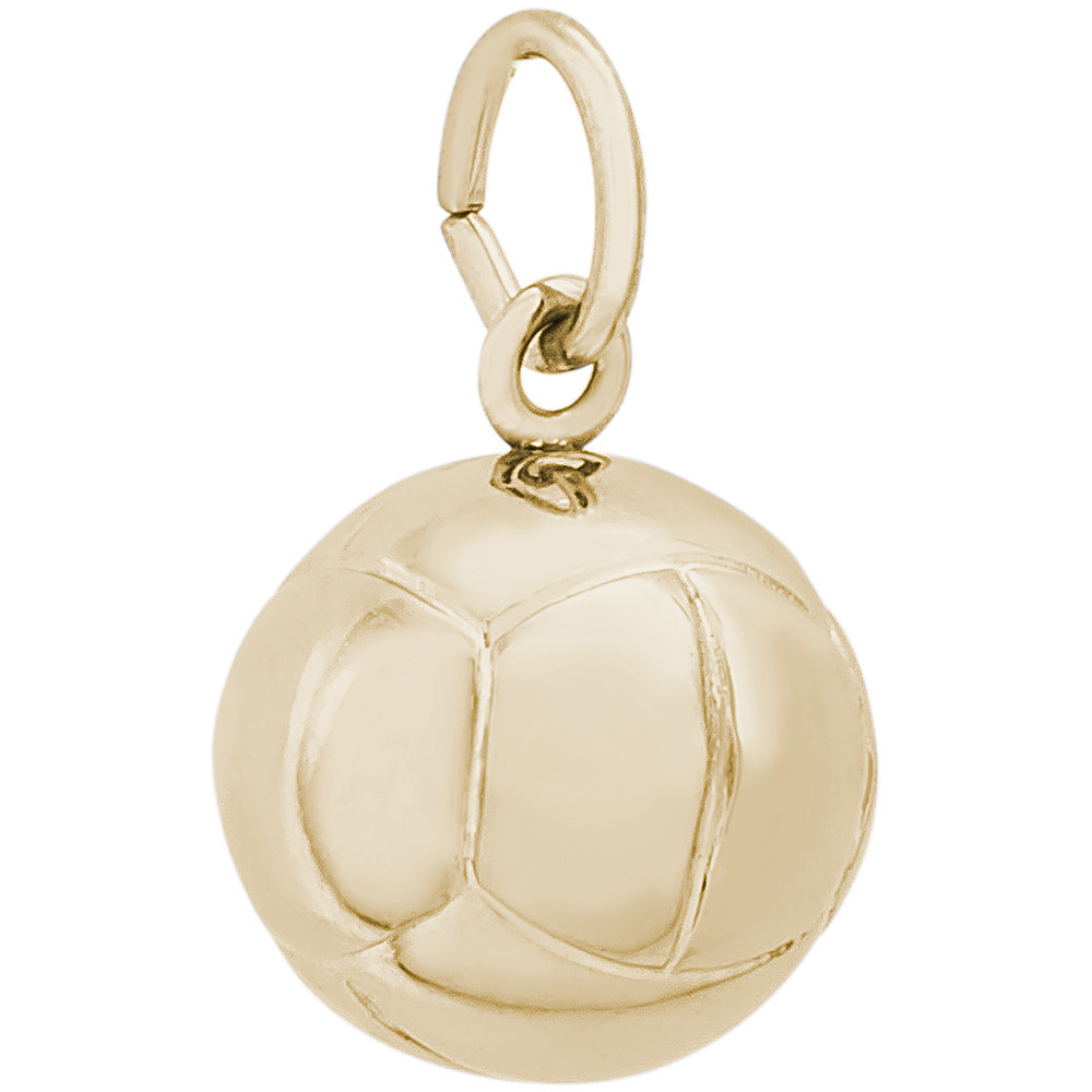 14K Gold Volleyball Charm by Rembrandt Charms 14K Gold Volleyball Charm by Rembrandt Charms