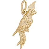 10K Gold Cockatoo Charm by Rembrandt Charms