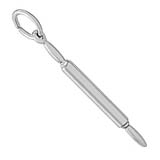 Sterling Silver Rolling Pin Charm by Rembrandt Charms