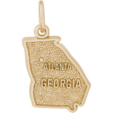 10k Gold Atlanta, Georgia Charm by Rembrandt Charms 10k Gold Atlanta, Georgia Charm by Rembrandt Charms