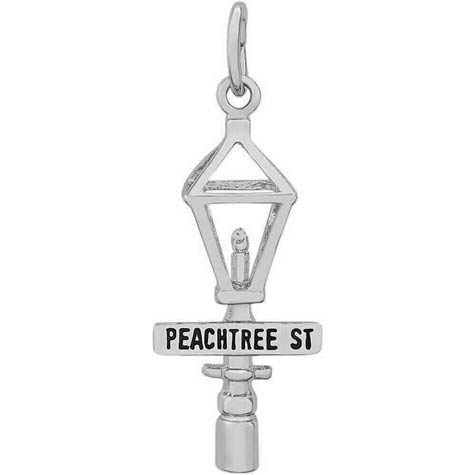Sterling Silver Peachtree St. Lamp Post Charm by Rembrandt Charms