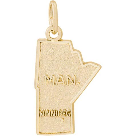 10K Gold Winnipeg Manitoba Charm by Rembrandt Charms
