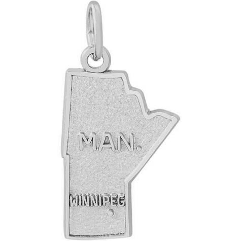 Sterling Silver Winnipeg Manitoba Charm by Rembrandt Charms